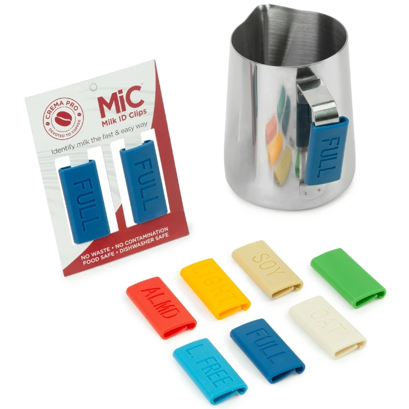 Mærkeklips til mælk - mandel MICALM2 by Barprofessional color Sort