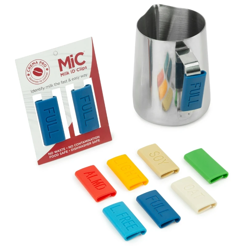 Mærkeklips til mælk - laktosefri MICLTF2 by Barprofessional color Sort