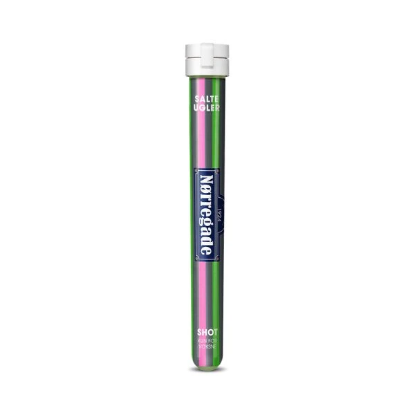 Nørregade Shots "Salte Ugler" 50x2cl Shotsrør 64860 by PURE color Sort
