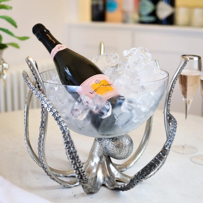 Blæksprutte Vin & Champagnekøler OCT-STNDBWL by Culinary Concepts color Sort