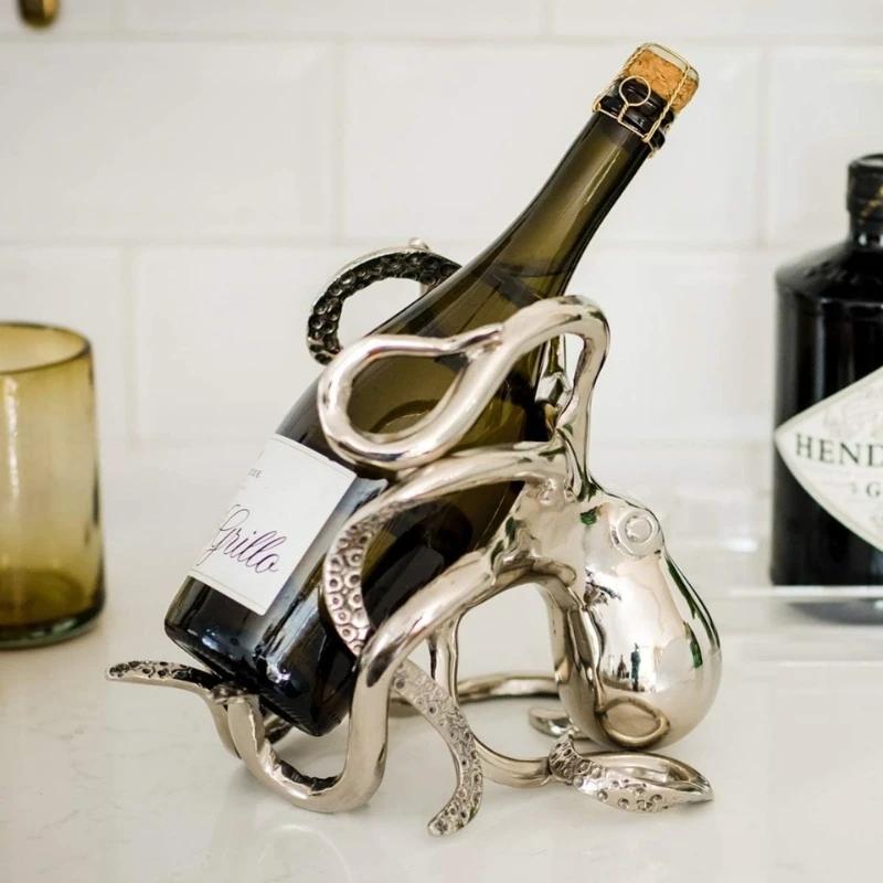 Blæksprutte vin & champagne flaskeholder OCT-BH by Culinary Concepts color Sort