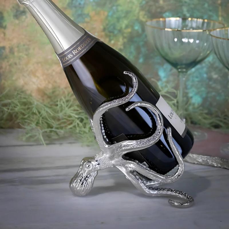Blæksprutte lille vin & champagne flaskeholder OCT-BH-9236 by Culinary Concepts color Sort