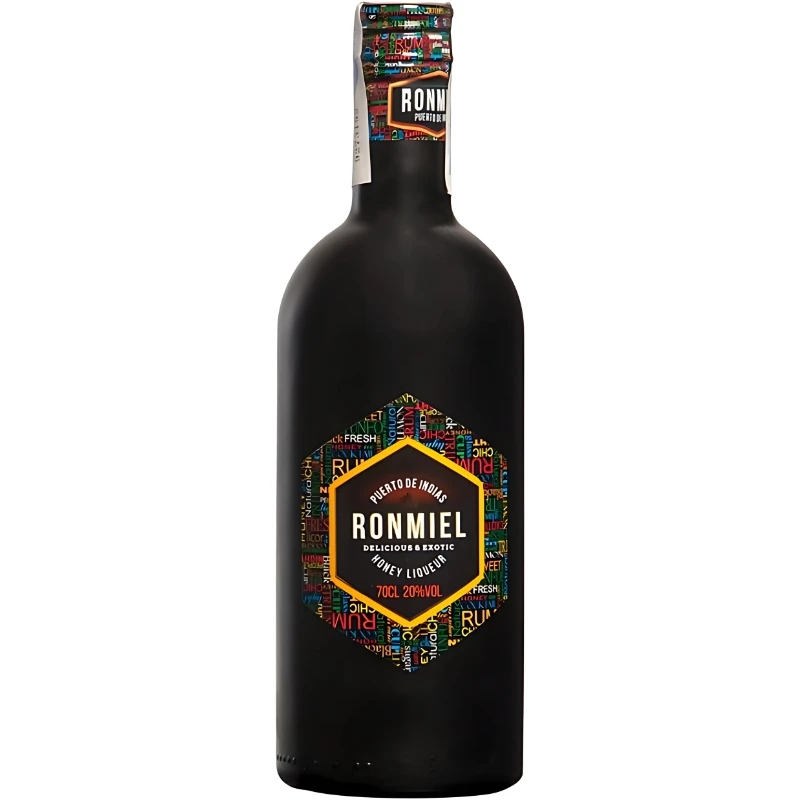 Puerto de Indias Ron Miel Honey Liqueur FL 70 63443 by RONMIEL color Sort