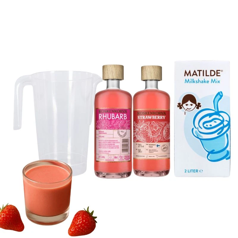 "Rødgrød med fløde" - pitcher pakke Bundle80 by Bundle color Sort