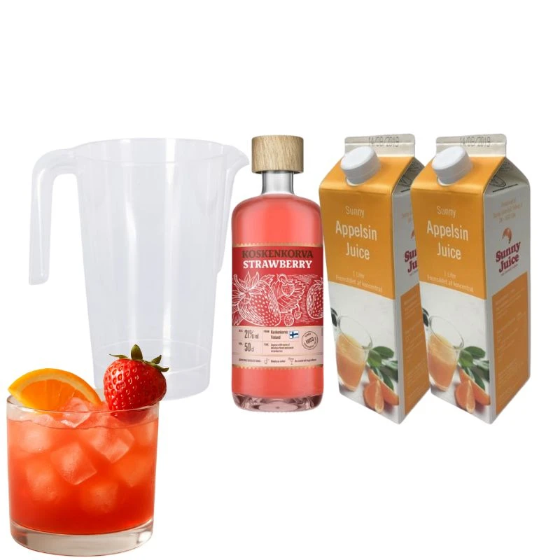 Jordbær Drøm - pitcher pakke Bundle88 by Bundle color Sort