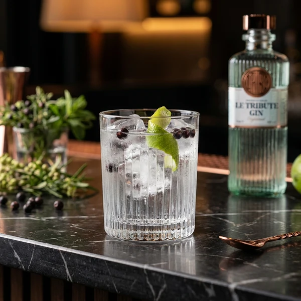 Le Tribute Tumbler Gin Glas 40 cl - 4 stk 801555 by LETRIBUTE color Sort