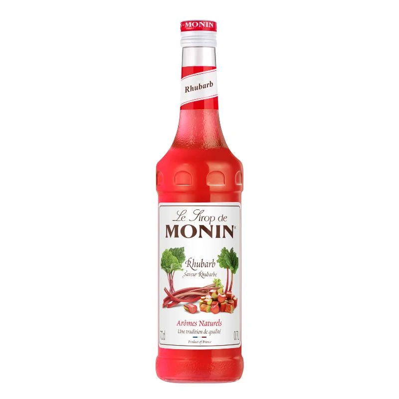 Monin Syrup Rhubarb / Rabarber FL 70 61454 by MONIN color Sort