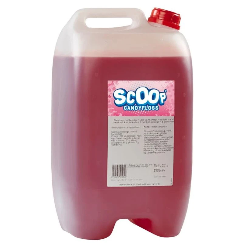 Scoop Slushice Koncentrat Candyfloss, 10L 369500 by SCOOP color Sort