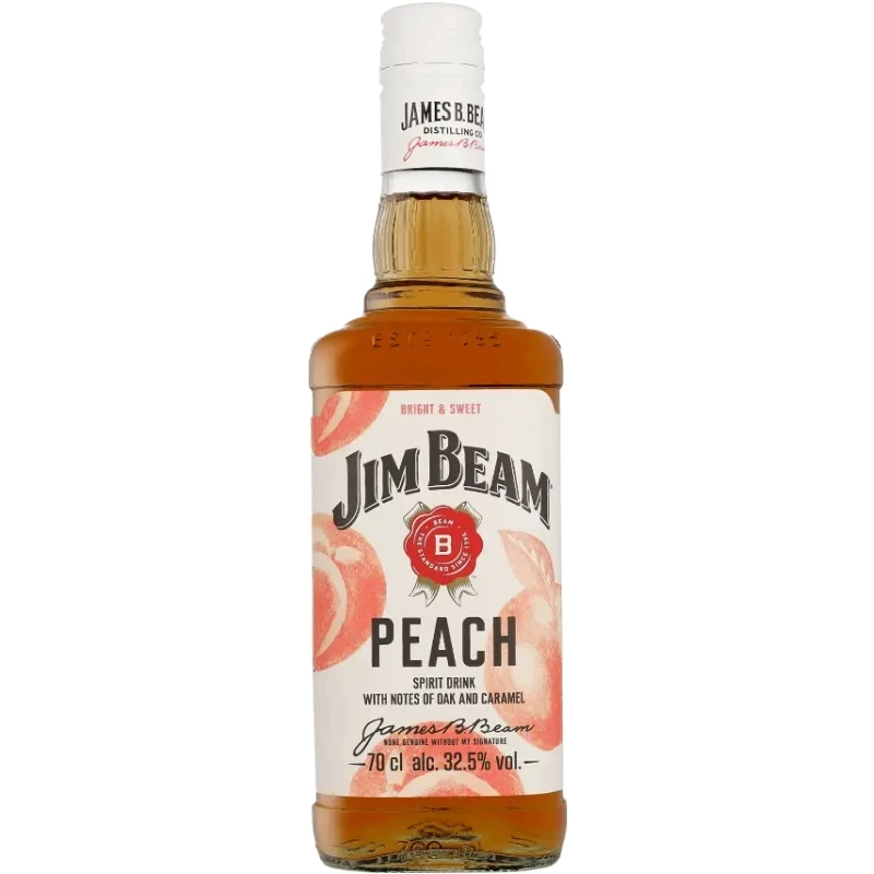 Jim Beam Peach Whiskeylikør 70 cl L-57-439-00 by JIMBEAM color Sort