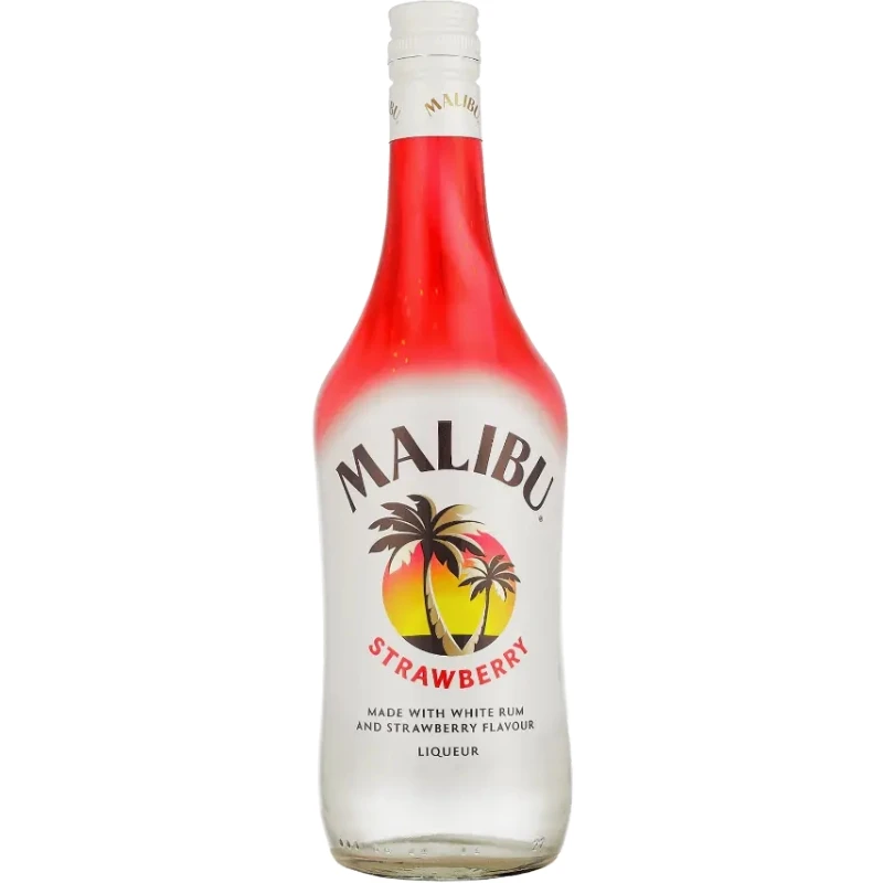 Malibu Strawberry Likør 70 cl L-62-850-00 by MALIBU color Sort
