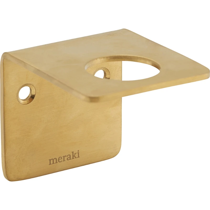 Meraki Vægophæng, Børstet messing finish 308580101 by Meraki color Sort
