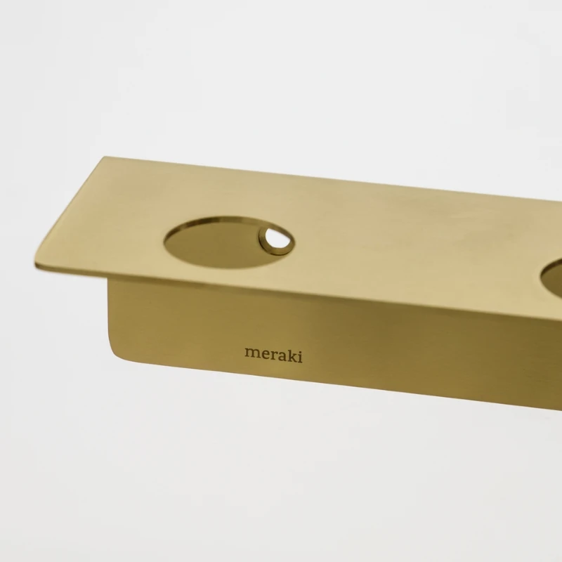 Meraki Flaskeophæng med knager, Børstet messing finish 308580106 by Meraki color Sort