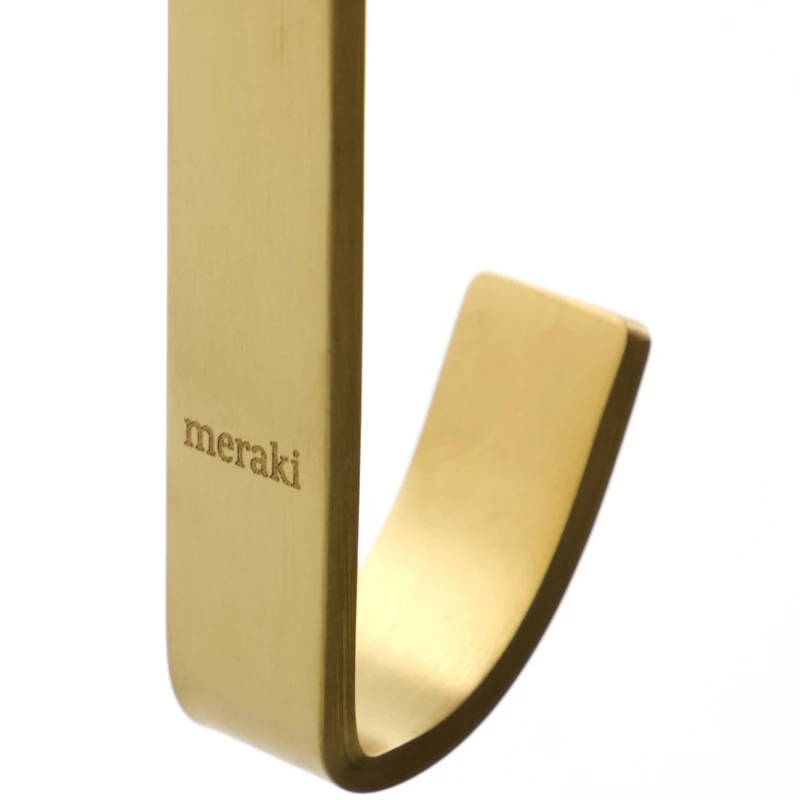 Meraki Knage, MKThapsus, Børstet messing finish 308580110 by Meraki color Sort