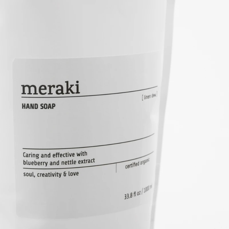Meraki Linen Dew Håndsæbe Refill 1000 ml, Hvid 309776002 by Meraki color Hvid