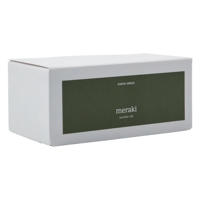 Meraki Duftlys, Lavender rain, Grøn 2 stk. 366650200 by Meraki color Grøn