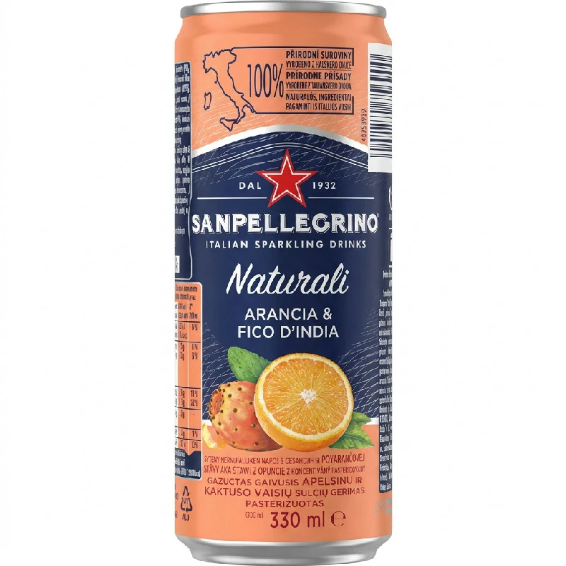 San Pellegrino Ficodindia e Arancia/Appelsin 33 cl. 290555 by SANPELLEGR color Sort