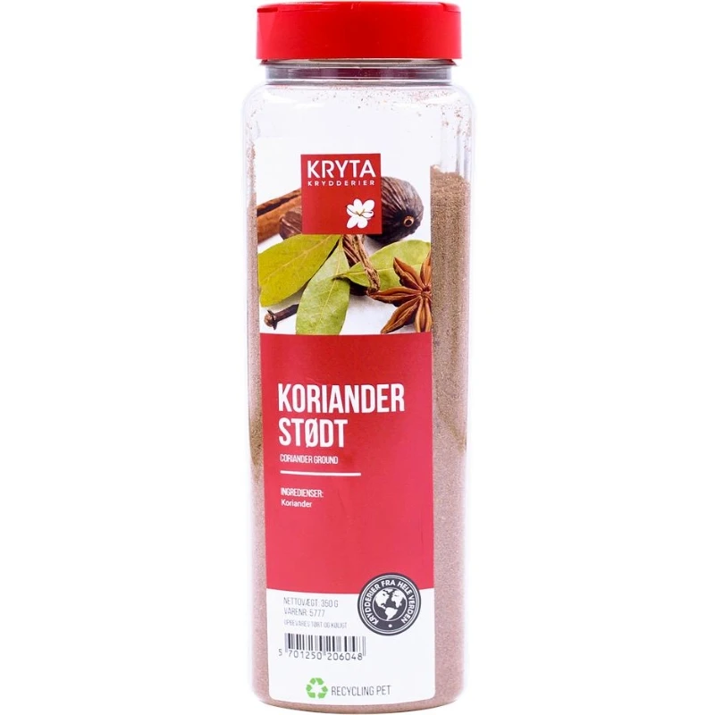Stødt koriander 350 g 11129 by KRYTA color Sort