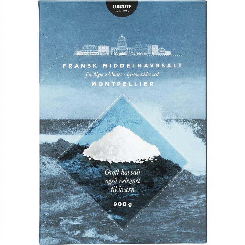 Groft middelhavssalt 900 g 215664 by AZELIS color Sort