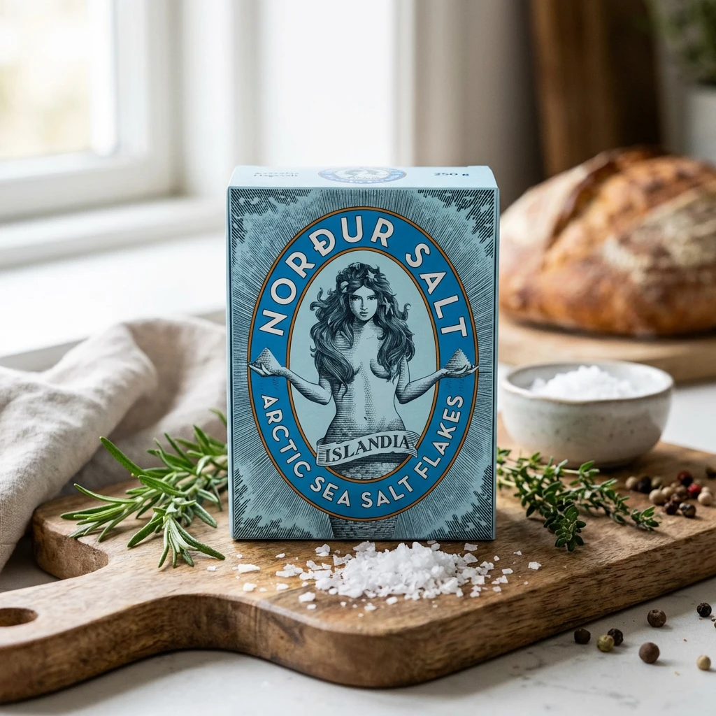 Flagesalt 250 g 231380 by Nordur Salt color Sort