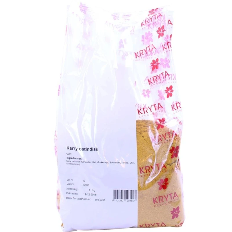 Østindisk karry 1 kg 244523 by KRYTA color Sort