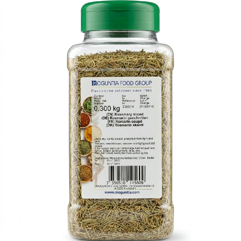 Skåret rosmarin i strødåse 300 g 252206 by Moguntia color Sort