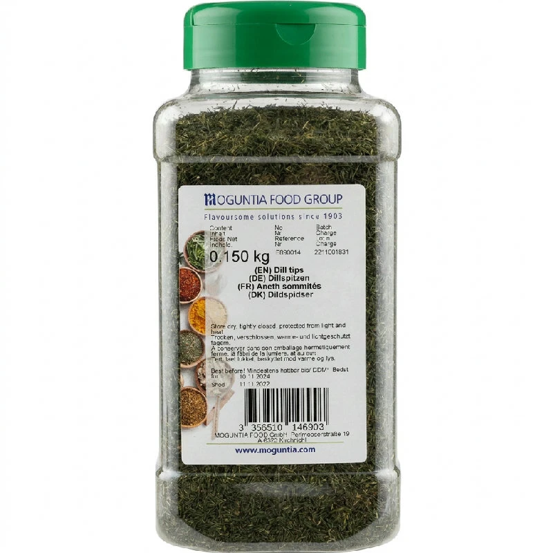 Dildspidser i strødåse 150 g 252241 by Moguntia color Sort