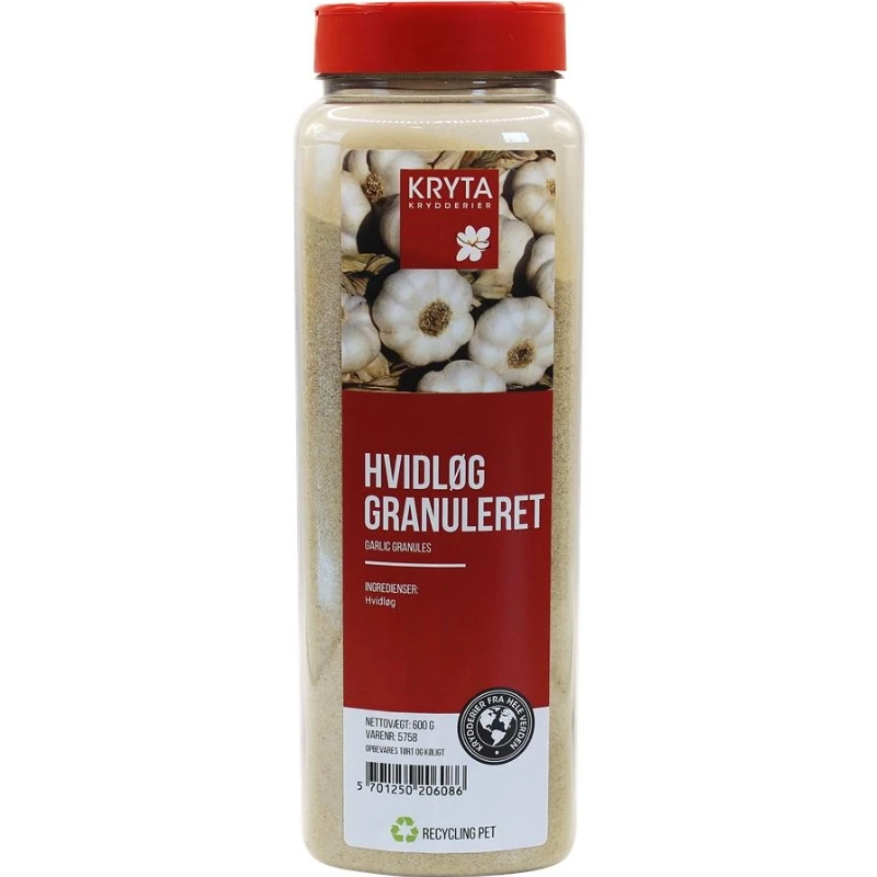 Hvidløgsgranulat 600 g 335666 by KRYTA color Sort