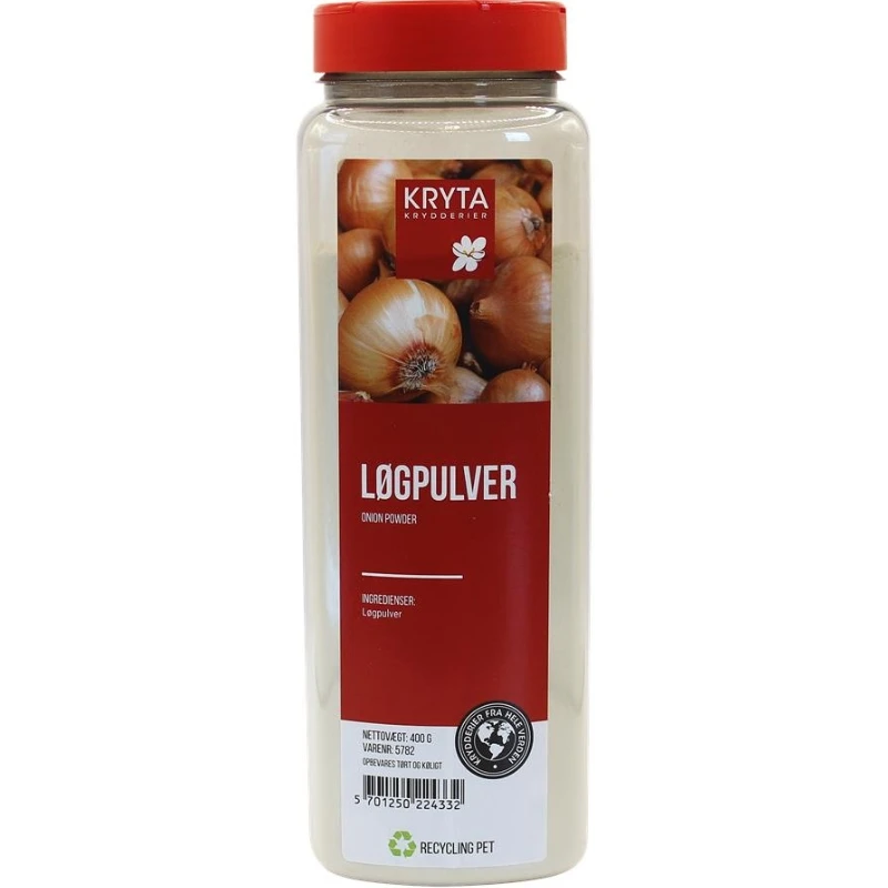 Løgpulver 400 g 349340 by KRYTA color Sort