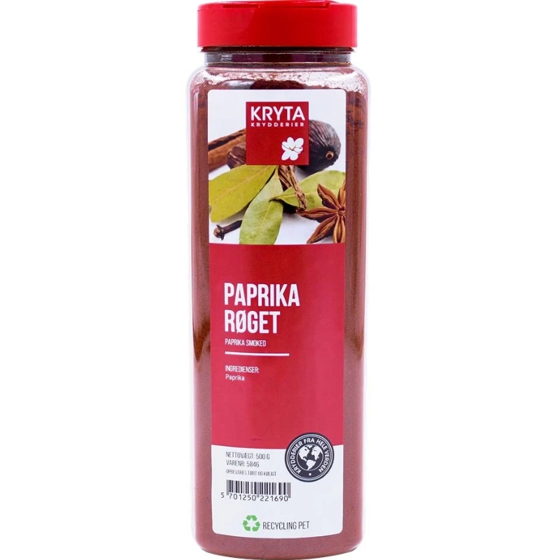 Røget paprika 450 g 357758 by KRYTA color Sort