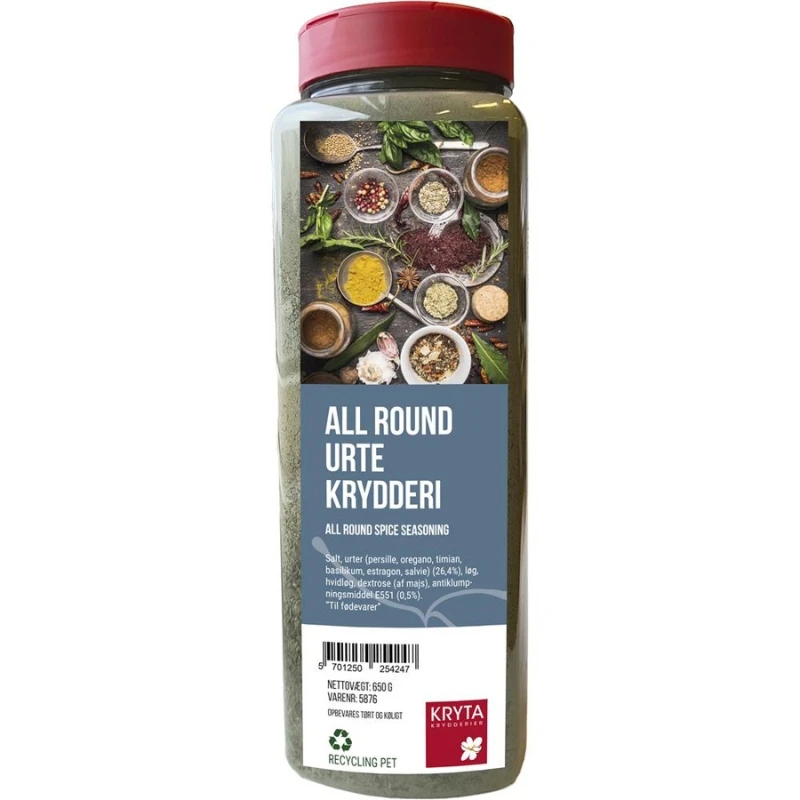 Allround urtekrydderi 650 g 369520 by KRYTA color Sort