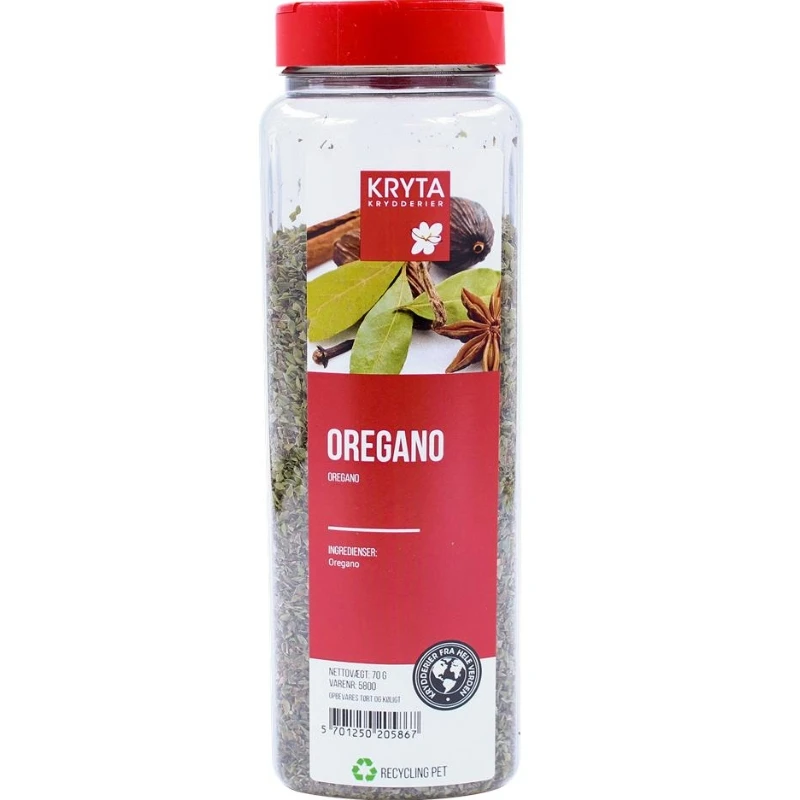 Skåret oregano 70 g 77787 by KRYTA color Sort