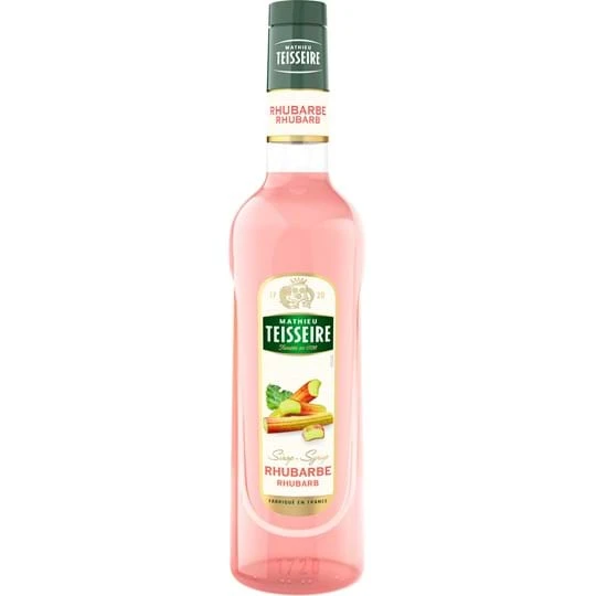 Mathieu Teisseire Syrup Rhubarb / Rabarber FL 70 61253 by MATHIEUTEI color Sort