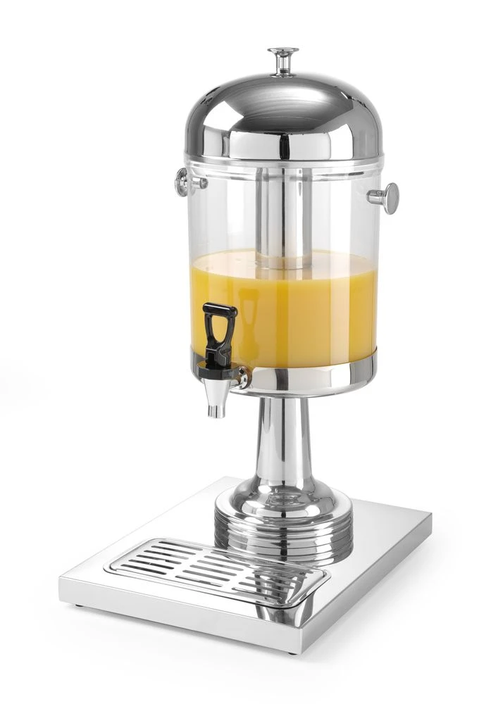 Juice dispenser 8 liter rustfrit stål 425299 by Hendi color Sort