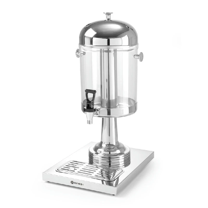 Juice dispenser 8 liter rustfrit stål 425299 by Hendi color Sort