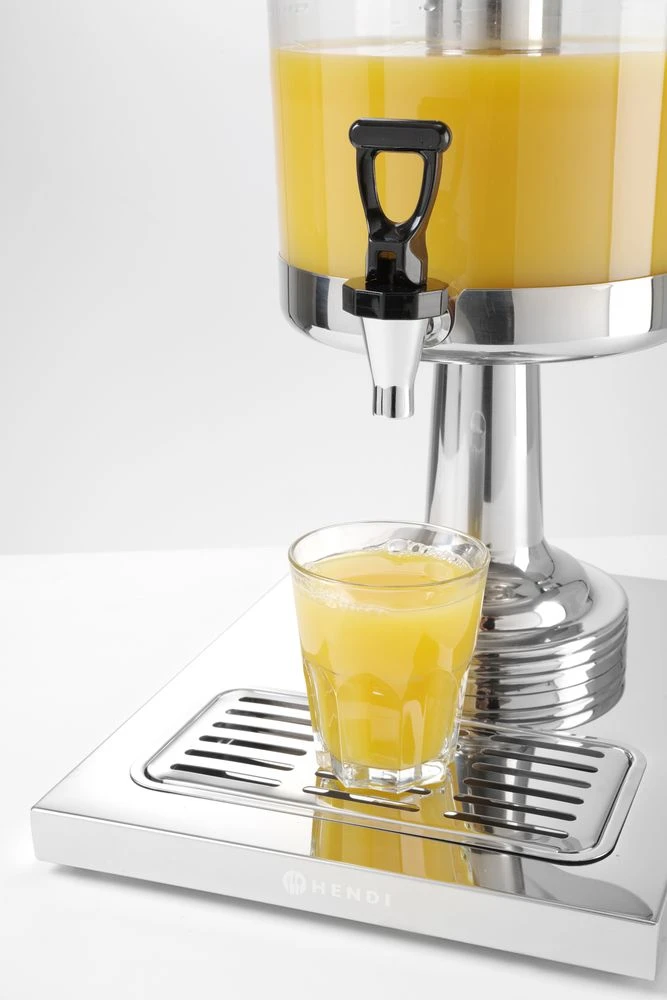 Juice dispenser 8 liter rustfrit stål 425299 by Hendi color Sort