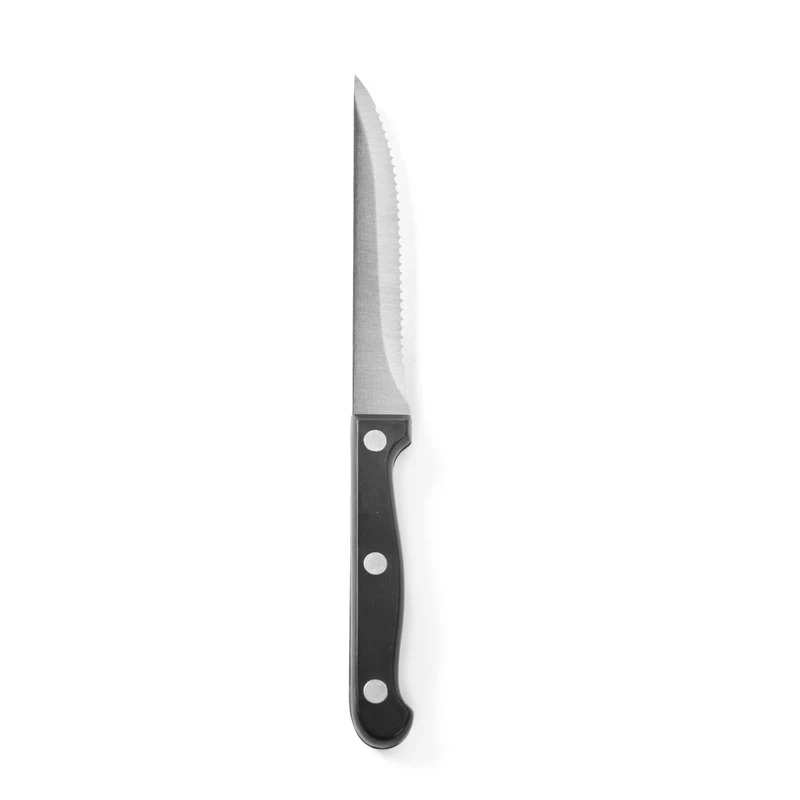 Steak knive 6 stk med bølgeskær 781449 by Hendi color Sort