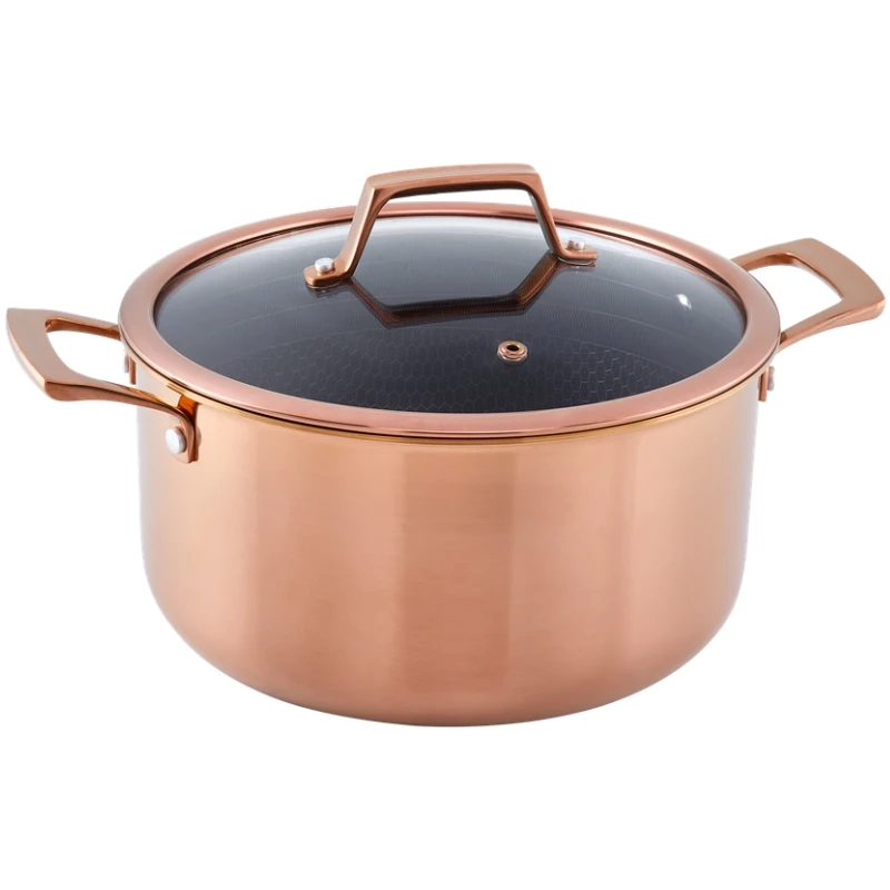 Hâws Santo Gryde 5,8 L med låg og hybridbelægning – Rose Gold 30-HSHCRRG58 by Hâws Santo color Rose Gold