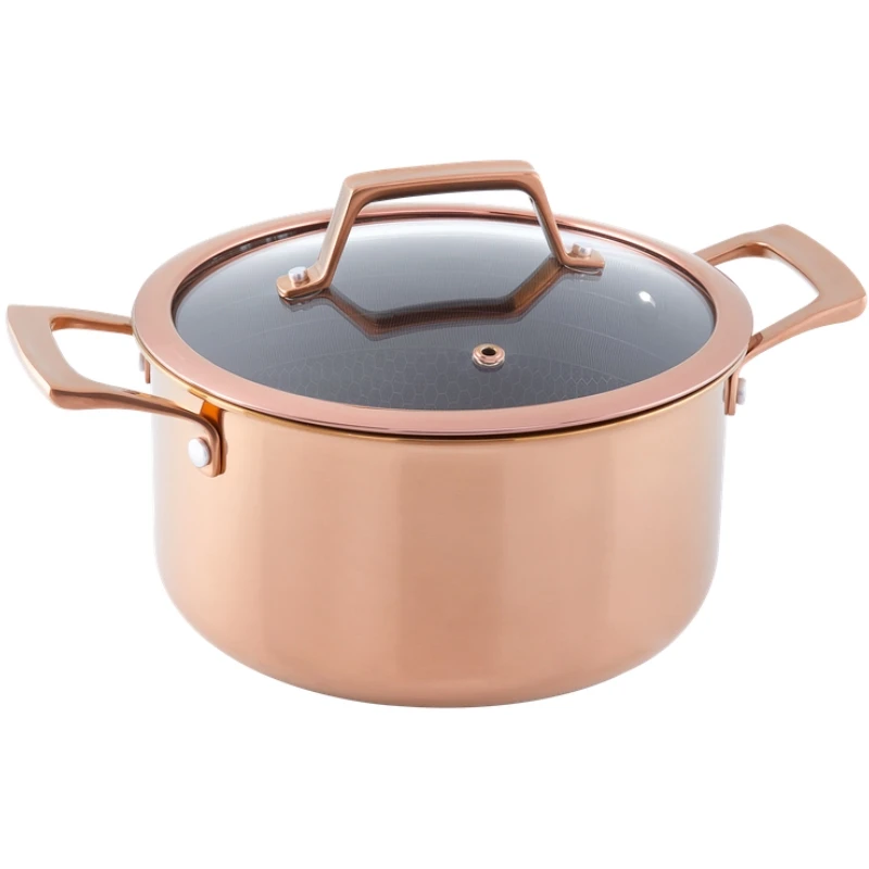 Hâws Santo Gryde 3,4 L med låg og hybridbelægning – Rose Gold 30-HSHCRRG36 by Hâws Santo color Rose Gold