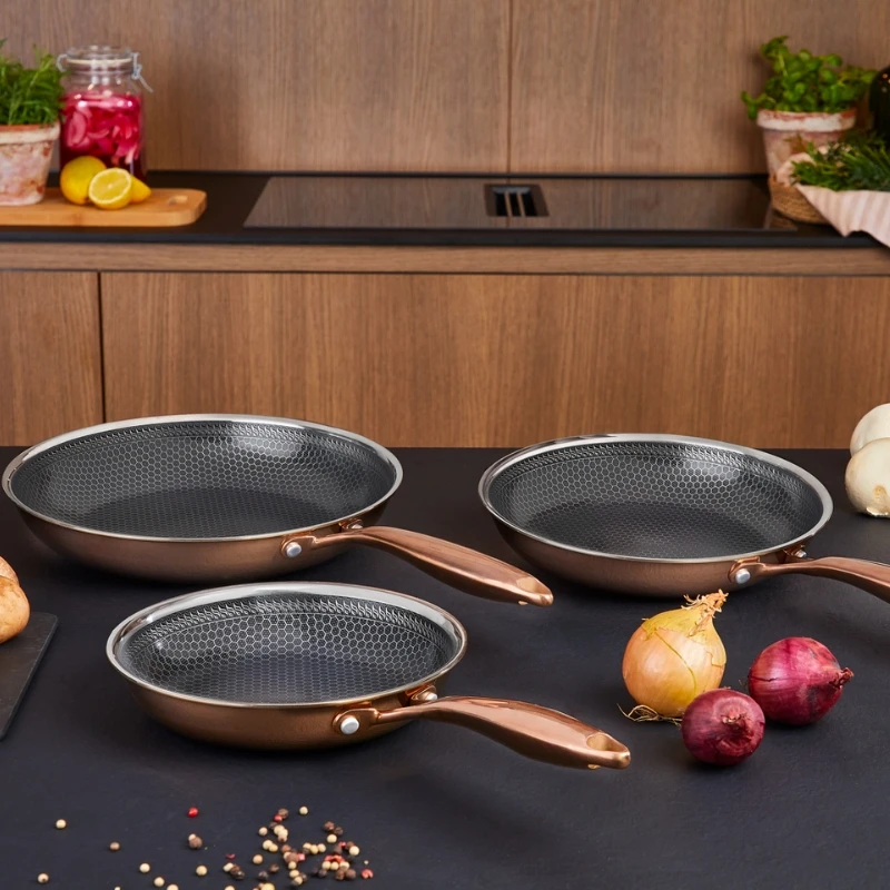 Hâws Santo Stegepande 20 cm med hybridbelægning – Rose Gold 30-HSHFPRG20 by Hâws Santo color Rose Gold