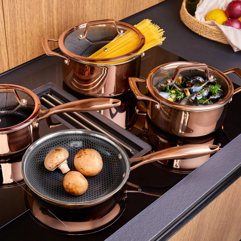 Hâws Santo Stegepande 20 cm med hybridbelægning – Rose Gold 30-HSHFPRG20 by Hâws Santo color Rose Gold