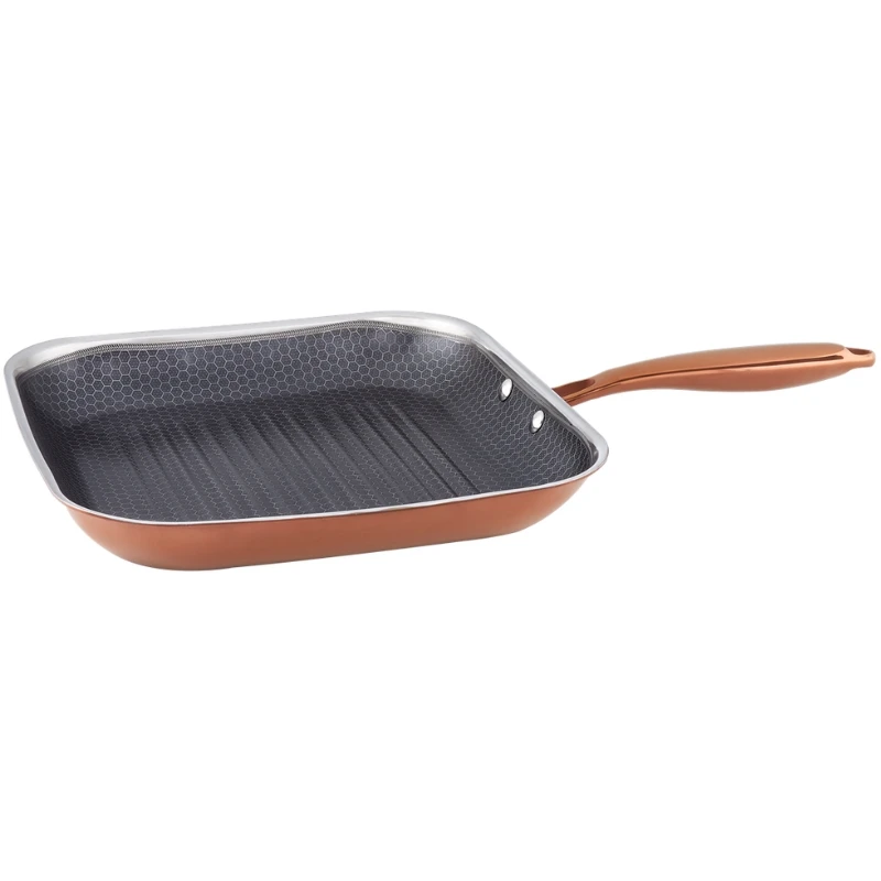 Hâws Santo Grillpande 28 cm med hybridbelægning – Rose Gold 30-HSHGPRG28 by Hâws Santo color Rose Gold