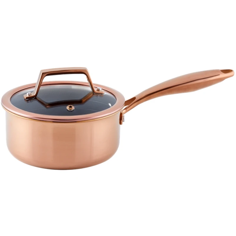 Hâws Santo Kasserolle 1,5 L med låg og hybridbelægning – Rose Gold 30-HSHSPRG16 by Hâws Santo color Rose Gold