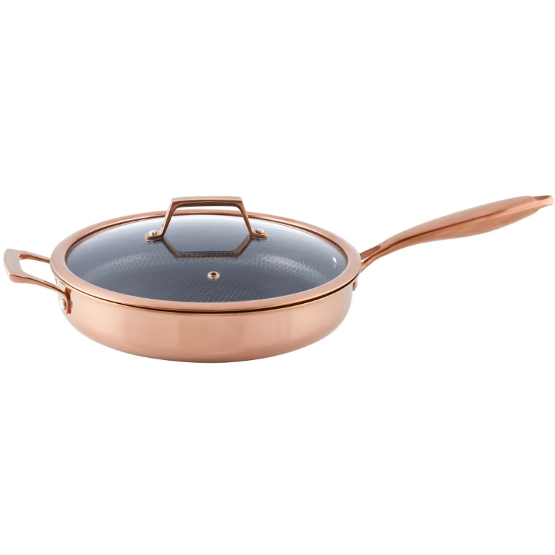 Hâws Santo Sauterpande 28 cm med låg og hybridbelægning – Rose Gold 30-HSHSPRG28 by Hâws Santo color Rose Gold