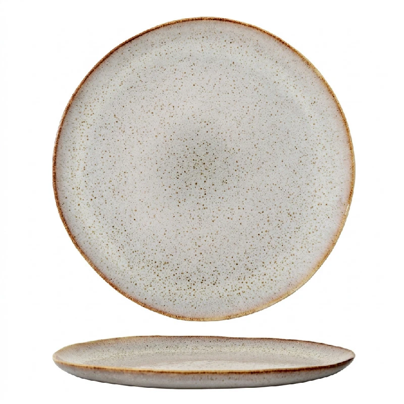 Sandrine Tallerken, Natur, Stentøj 17902758 by Bloomingville color Natur