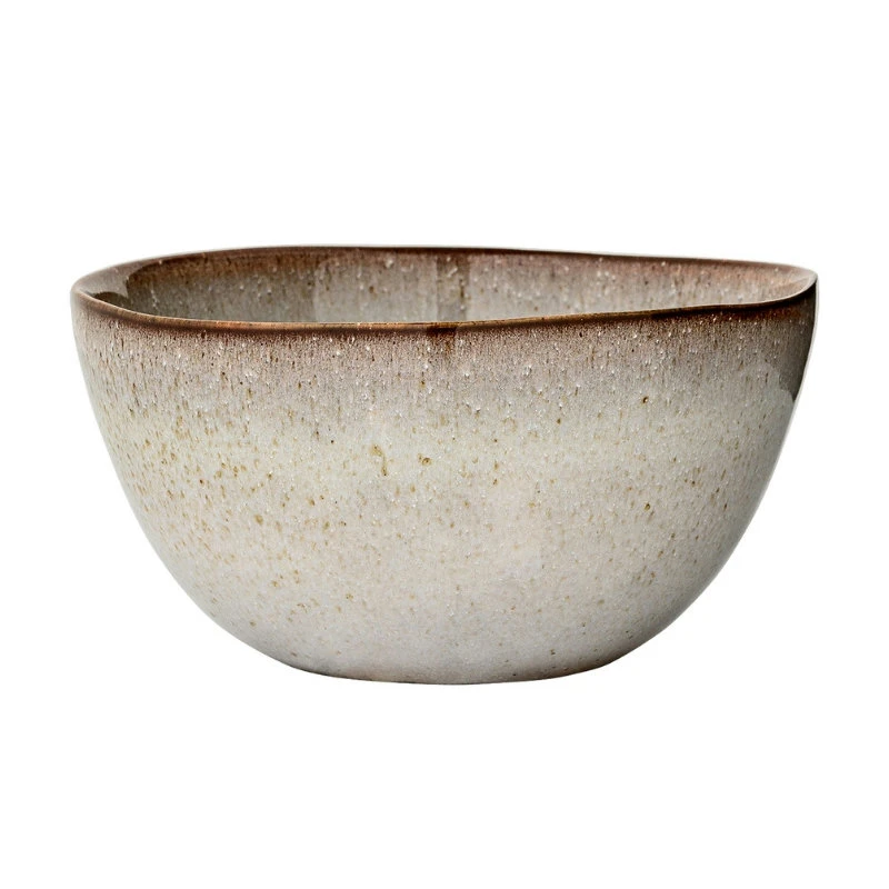Sandrine Skål, Natur, Stentøj 17903689 by Bloomingville color Natur