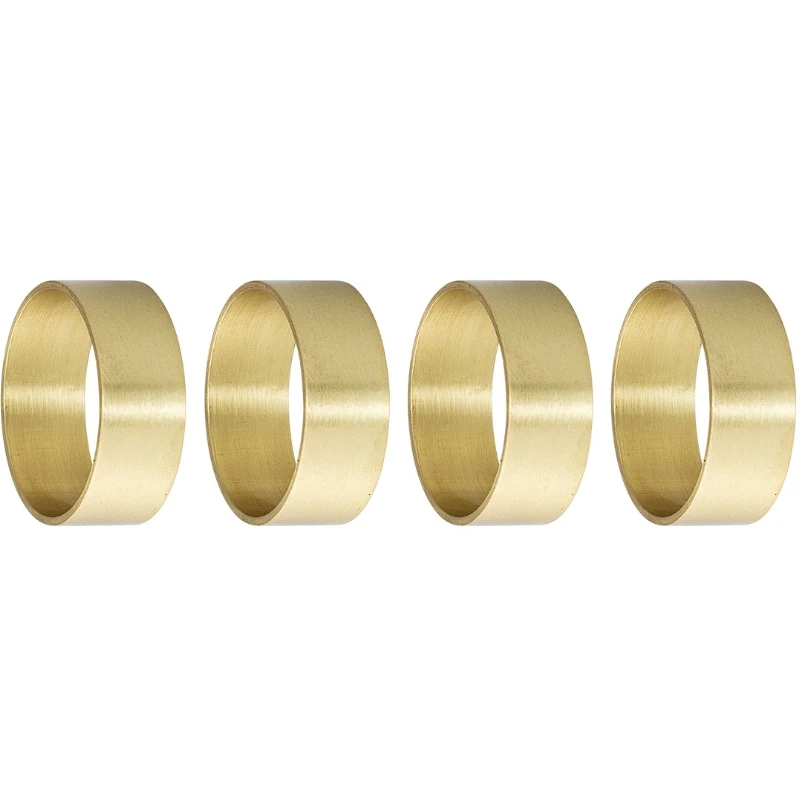 Laurie Servietring, Guld, Messing 4 stk 48009130 by Bloomingville color Sort