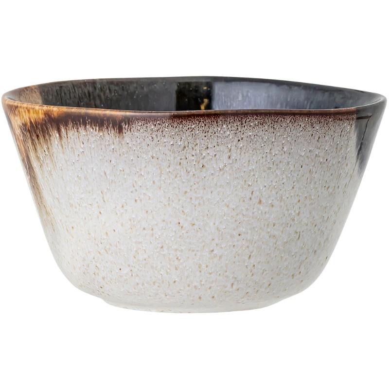 Jules Skål, Grå, Stentøj 82046909 by Bloomingville color Sort