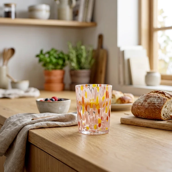 Lilya Drikkeglas, Rosa, Glas 82060870 by Bloomingville color Sort