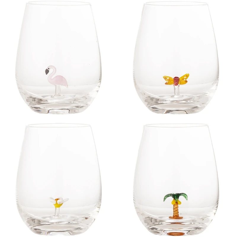 Misa Drikkeglas, Multipak, Klar, Glas 4 stk 82061805 by Bloomingville color Sort