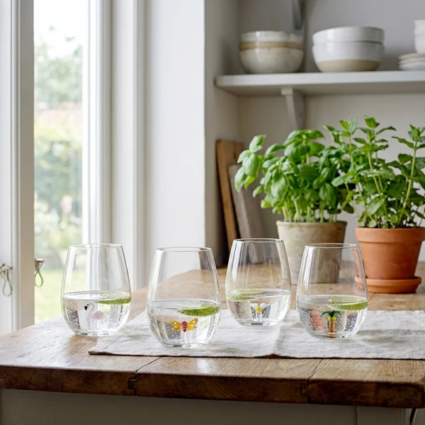 Misa Drikkeglas, Multipak, Klar, Glas 4 stk 82061805 by Bloomingville color Sort
